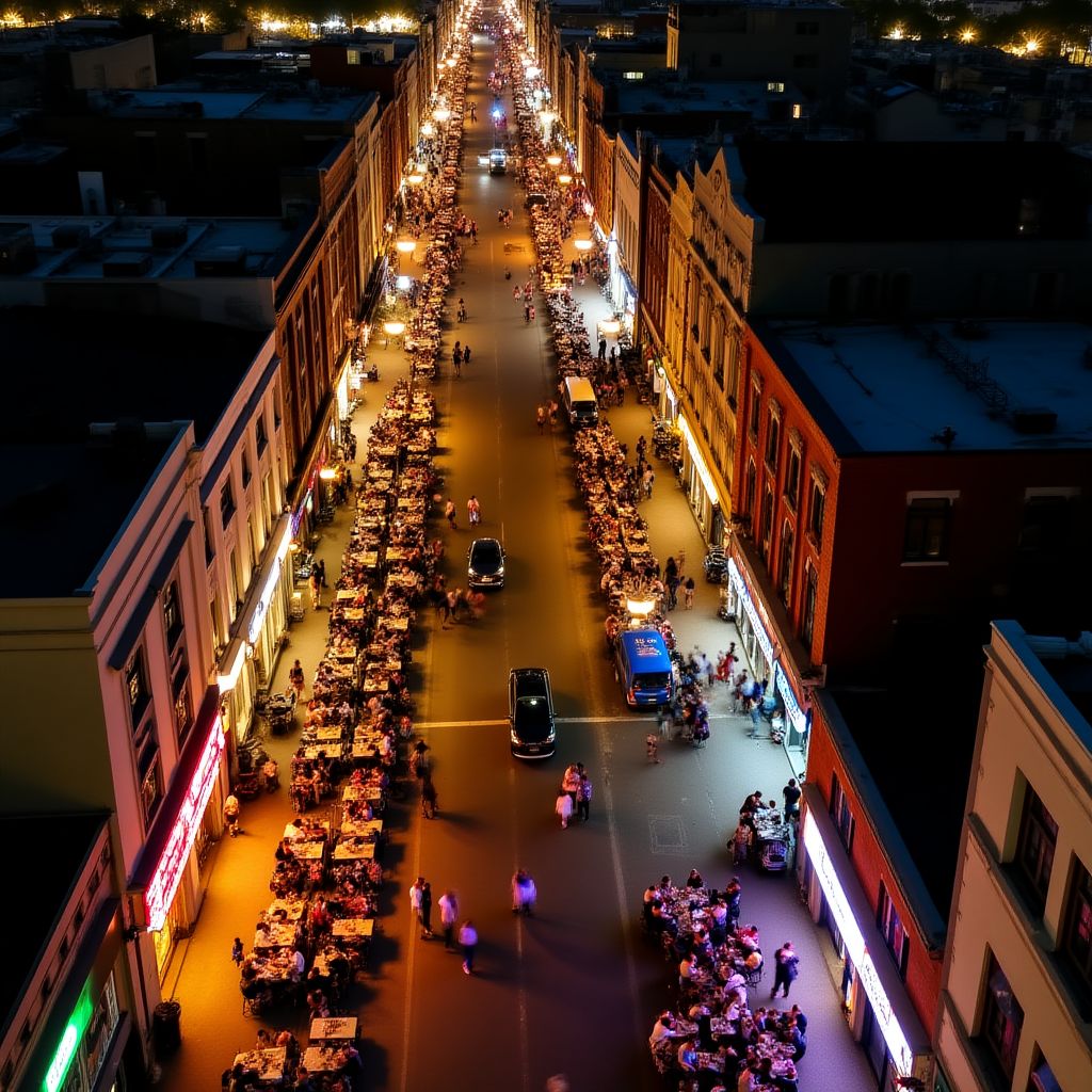 Adelaide nightlife scene showing vibrant bar district