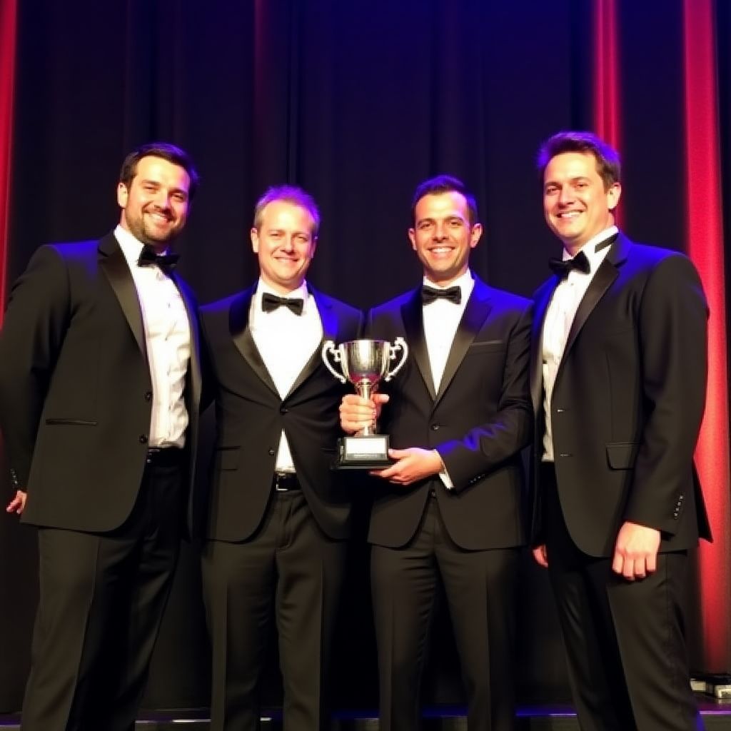 Award ceremony for Adelaide's Best Bars & Pubs team