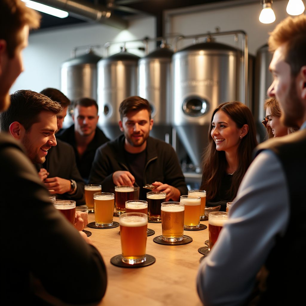 Beer tasting event at local Adelaide brewery
