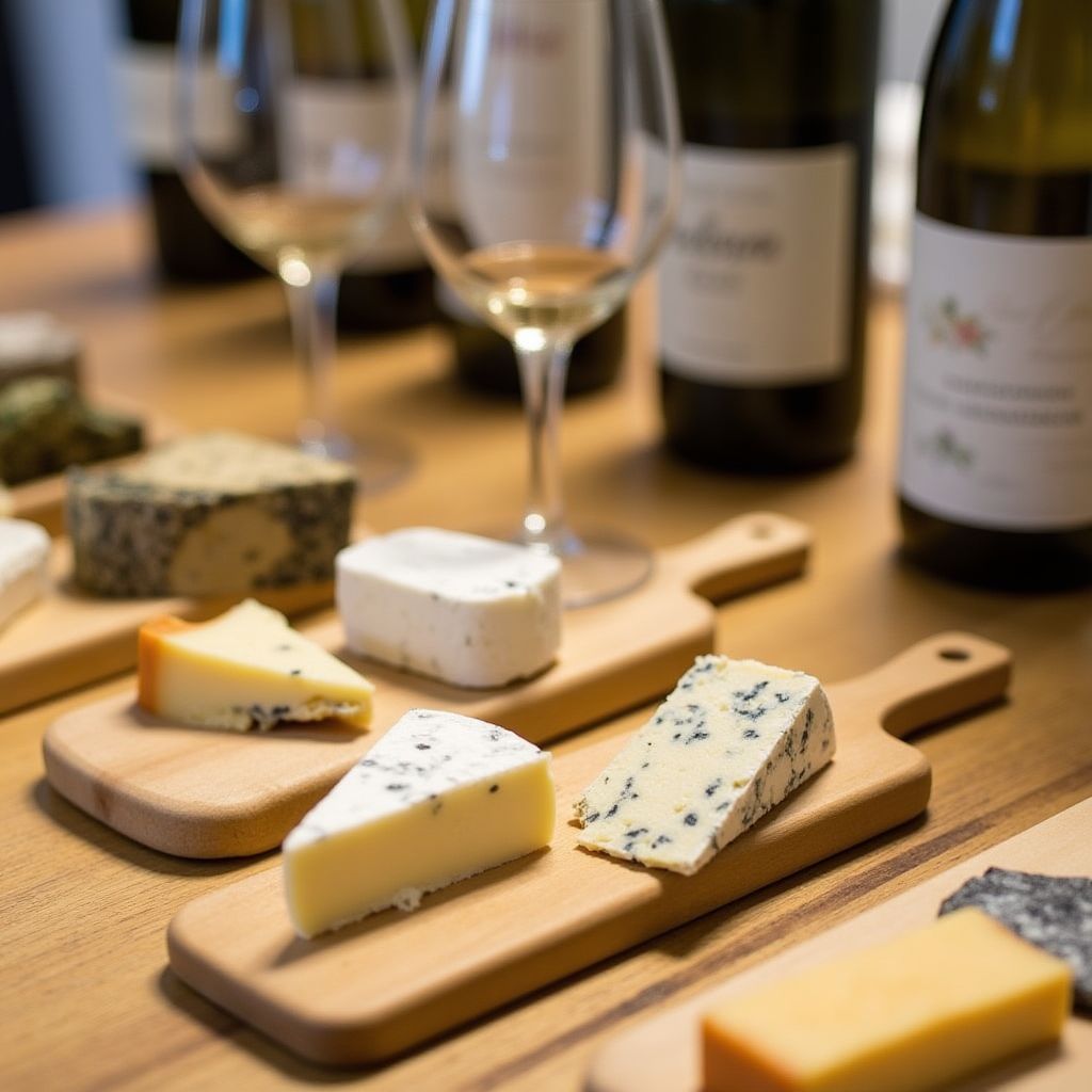 Wine and cheese pairing event